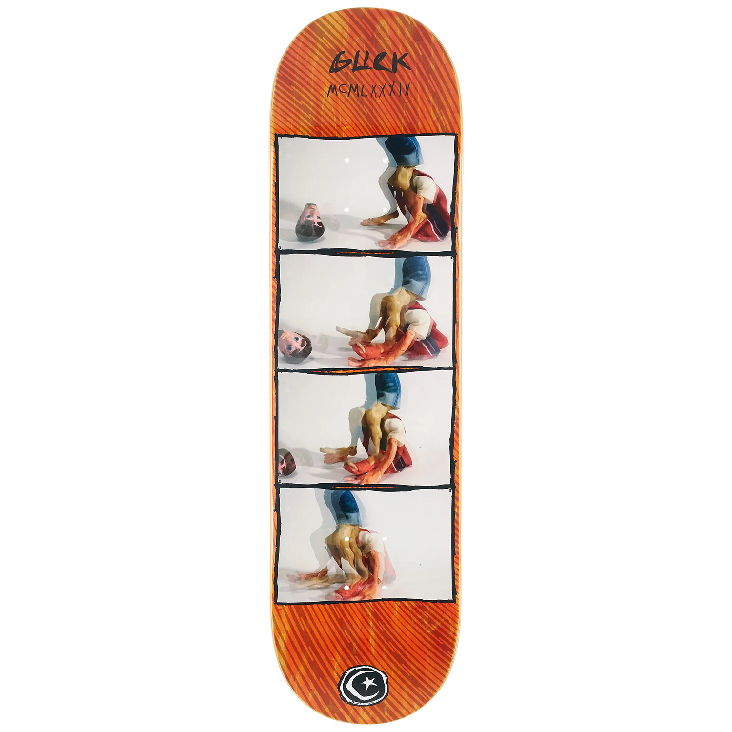 Foundation Skateboard Deck Corey Glick Head Roll 8.25