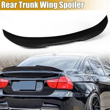 For BMW E90 3 Series M3 2006-2011 PSM Glossy Black Rear Trunk Spoiler Wing Lip