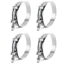 4pcs 2.5 T-bolt Clamp Silicone Stainless Steel Hose Turbo Intake Intercooler 4pcs 2.5 T-bolt Clamp Silicone Stainless Steel Hose Turbo Intake Intercooler