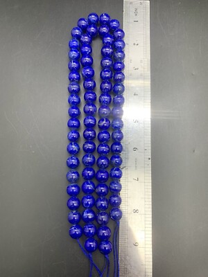 771 Carats Top Class 11mm Round Beads Strings Lot Of 2 Pieces.