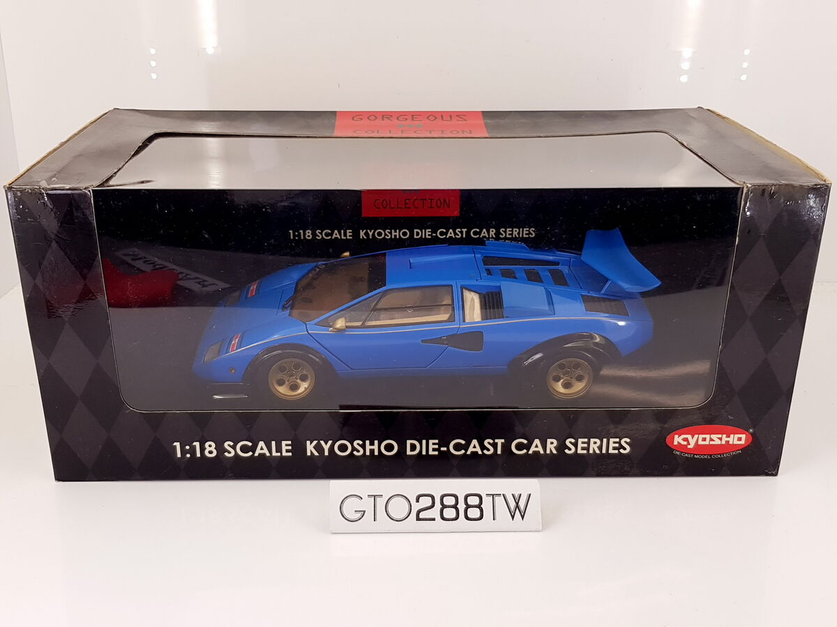 Kyosho 1:18 Lamborghini Countach LP500S Walter Wolf -Blue Kyosho 1:18 Lamborghini Countach LP500S Walter Wolf -Blue