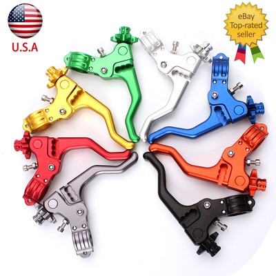 Universal Short Stunt Clutch Lever Cable Stunting 1 Finger Easy Pull Aluminum US