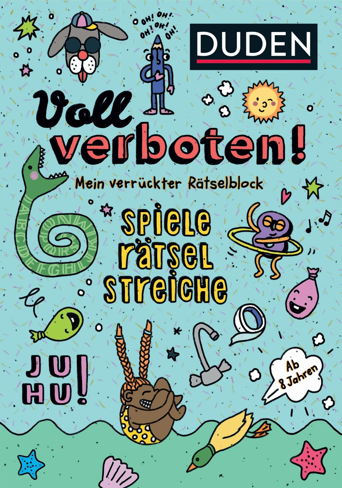 Thumbnail - Voll Verboten Mein Verrückter Rätselblock 1 - Ab 8 Jahren |