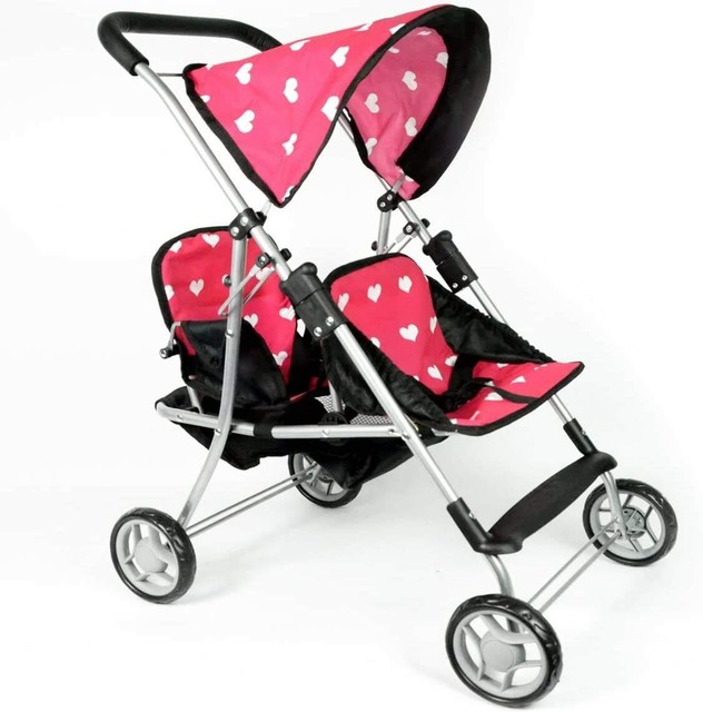 double baby stroller toy