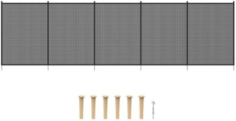 Recinzione di sicurezza rimovibile per piscina, 1,23 m x 4,58 m, barriera per ba