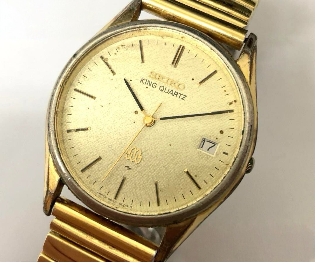 稼働 SEIKO KING QUARTZ 腕時計 ヴィンテージ デイト1502 稼働 SEIKO KING QUARTZ 腕時計 ヴィンテージ デイト1502 稼働