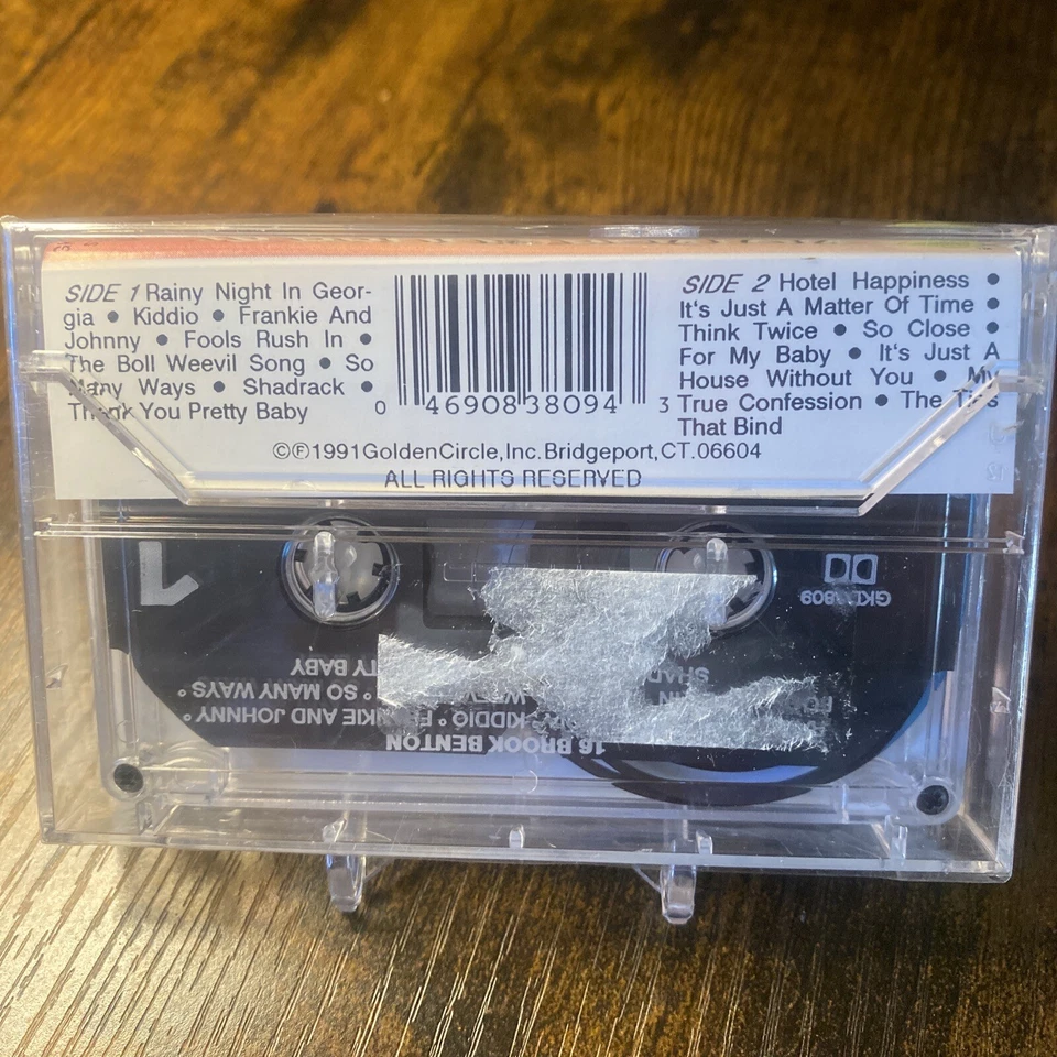 (1991) 16 Brook Benton - Cassette Tape His 16 Greatest Hits Gkd3809 - Image 3 of 4