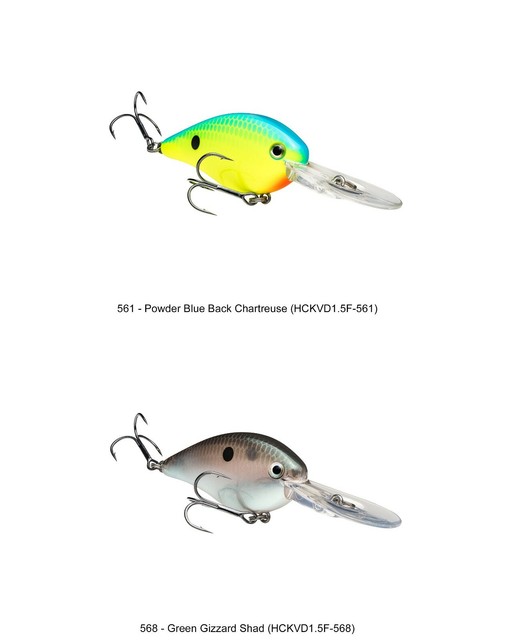 Strike King KVD 1.5 Flatside Crankbait - "The Shizzle" Fishing Lure