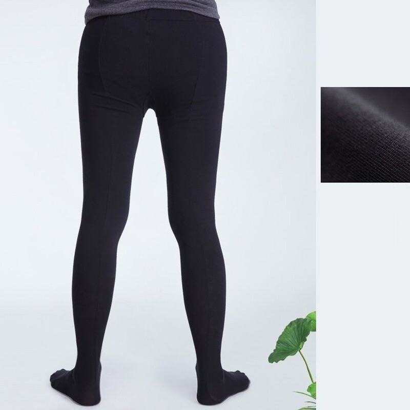 Men Black Ballet Tights Performance Dancewear Dance Exercise Pants