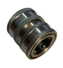 Stainless Steel Quick Connect Coupler, 3/4 Female Garden Hose X 1/2 Socket