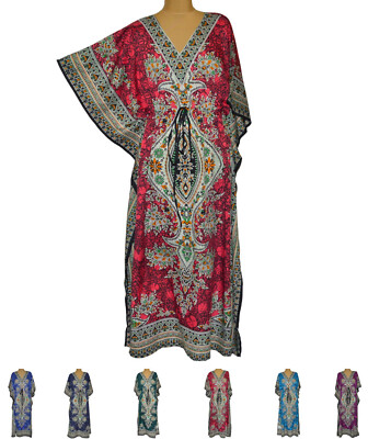 Sommerkleid Strandkleid Damenkleider Freizeitkleid Boho Strandkaftan Urlaub