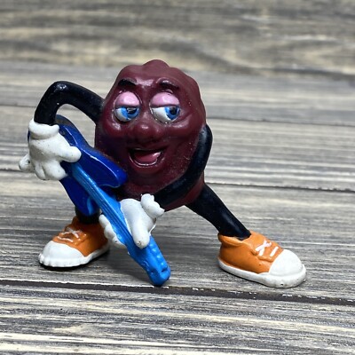 Vintage Applause California Raisin Plastic Figure 1988 Blue Guitar 2 