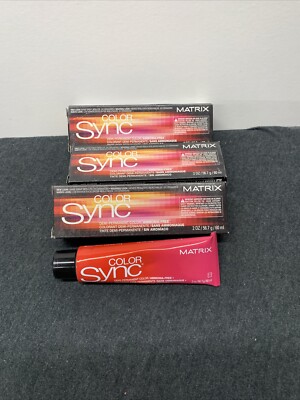 Matrix  6gg Color Sync Demi Permanent Hair Color Light Brown Gold Lot Of 5 New