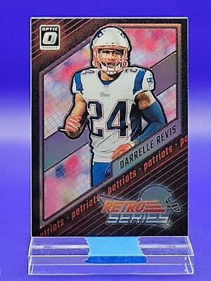 Darrelle Revis 2023 Donruss Optic Silver Holo Retro Series SP   Patriots