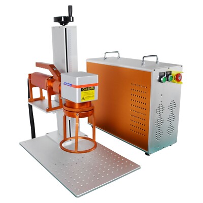 50W Raycus EZCAD2 Fiber Laser Marking Machine Metal Engraver Logo Engraving Tool