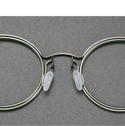 Hand Made Round Retro Eyeglass Frames Luxury Acetate+Pure Titanium Glasses - Picture 17 of 32