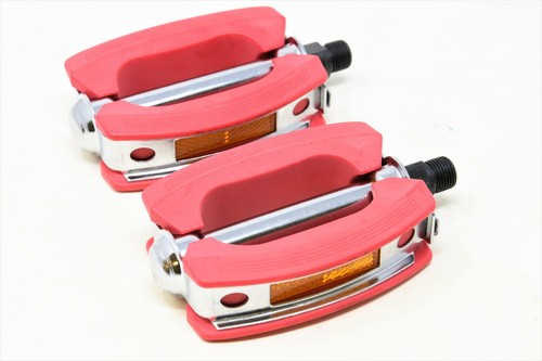 Trendy Pink Ladies Pedals Raleigh Starstruck Shopper Bike 9/16” Pedals Bow Shape - 第 3/3 張圖片