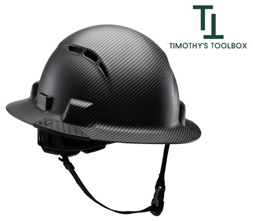 Sombrero duro Lift Safety negro iDAX HDPE ala completa ventilado - Clase C - Imagen 1 de 6
