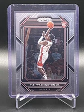 2022-23 Prizm Basketball TyTy Washington Jr 243 RC Houston Rockets NM-MT