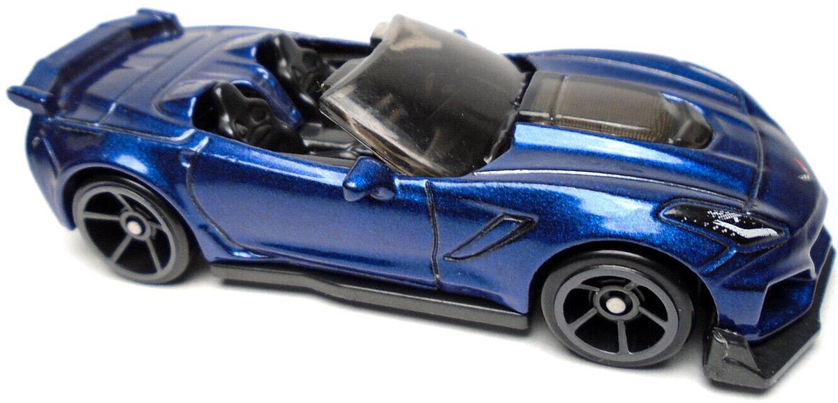 2020 HOT WHEELS '19 CHEVY CORVETTE ZR1 CONVERTIBLE BLUE 1:64