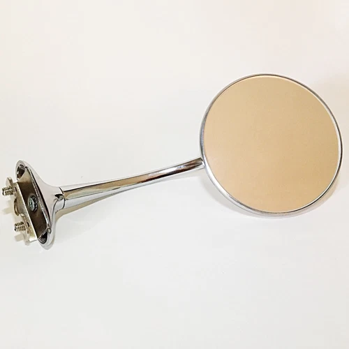 Hot Rod Curved Arm Door Edge Peep Mirror- 4" Flat Lens