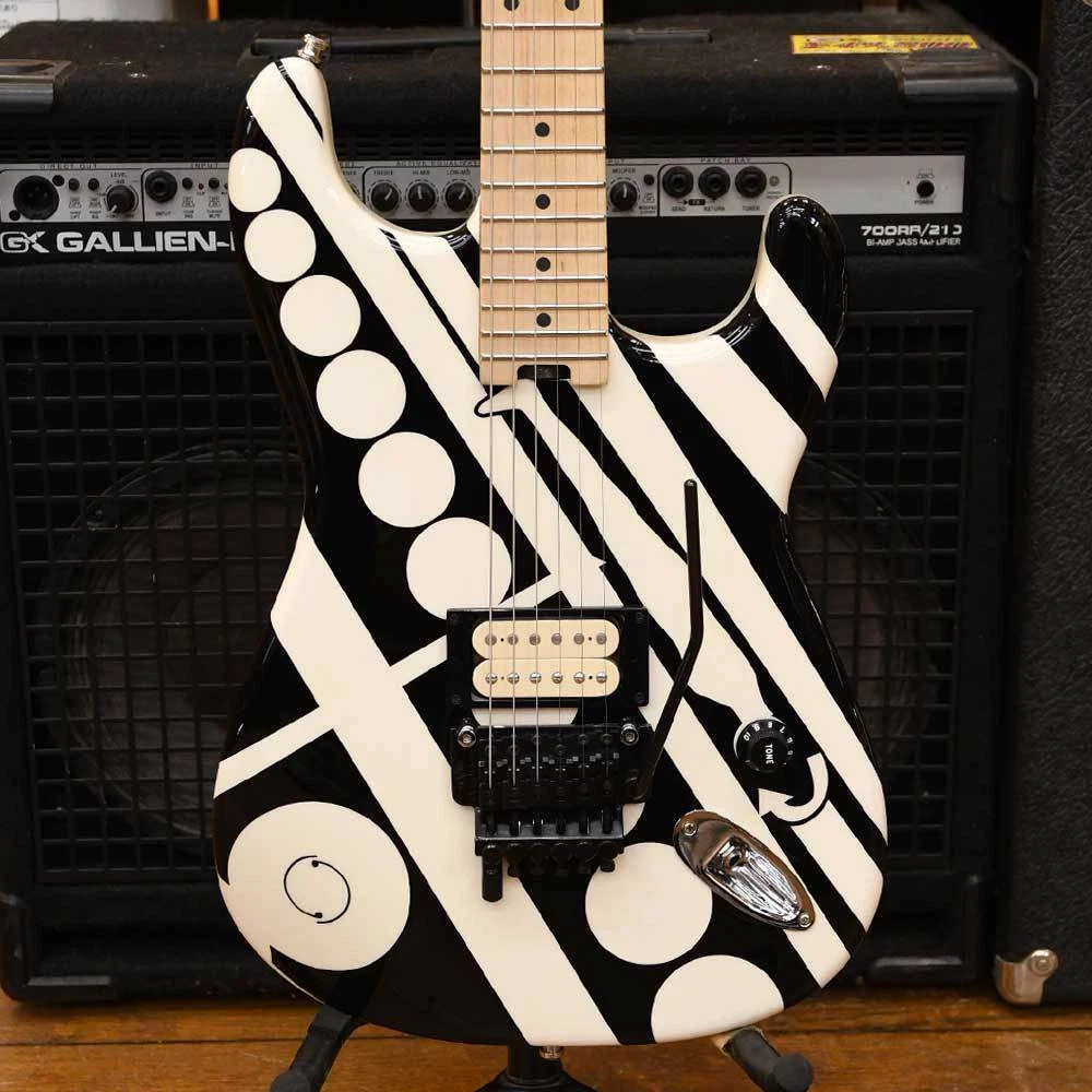 EVH Striped Series Circles Used Electric Guitar eBay