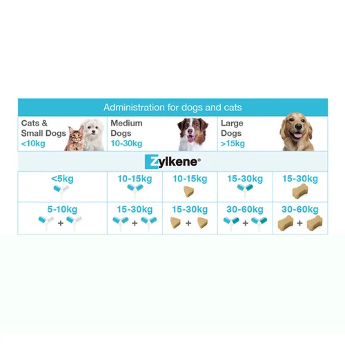 Zylkene Calming Supplement For Small Cats & Dogs 0-10kg (Blue) 75mg - 30 Capsule - Picture 2 of 5