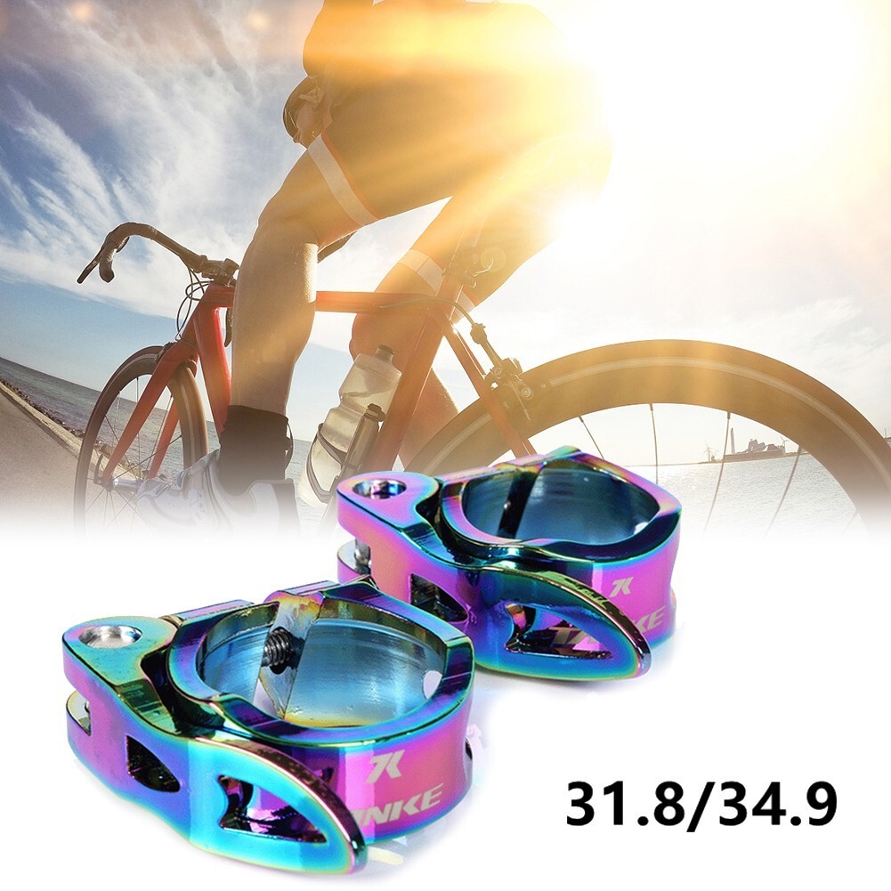 Seatpost Clamp Seat Tube Clamp Bicycle Seat Copper Gasket Easy To