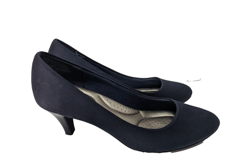 Coach And Four Jackie Classic Pumps Heels Navy Shoes Womens Size 6 - Picture 6 of 12