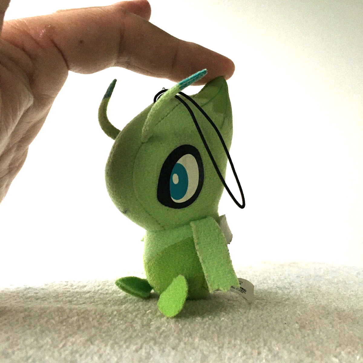 RARE Green Celebi Pokemon Center Original Game TV Plush Doll 4