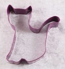 Metal Cookie Cutter cat 4 inches tall Home Baking Cooking Biscuits