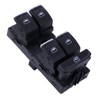 Schalter Fensterheber Links Schwarz Chromfarben FüR Audi A1 Seat Ateca VW Polo