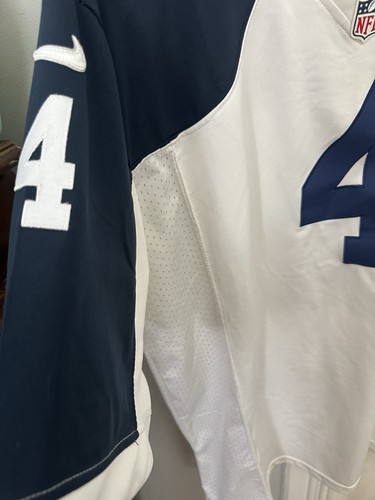 MINT Dak Prescott Nike Dallas Cowboys Color Rush Vapor Limited Jersey White XXL - Picture 6 of 8