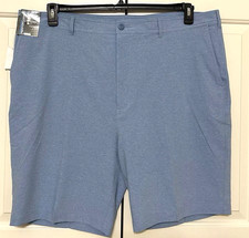 NWT Roundtree  Yorke Performance size 44T riviera blue golf shorts mens