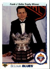 1990-91 Upper Deck #208 Frank Selke Trophy - HKY