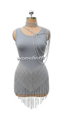 Women Medieval Chainmail Shoulder Armor Silver Aluminium LARP Cosplay UK