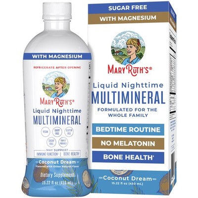 MaryRuth's Liquid Nighttime Multimineral | NO 15.22 Fl Oz (Pack of 1)