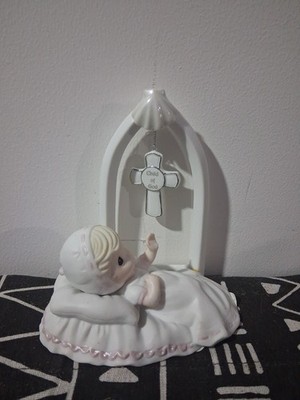Precious Moments 133021 Child Of God 2011 Porcelain Figurine Baby Girl Baptism