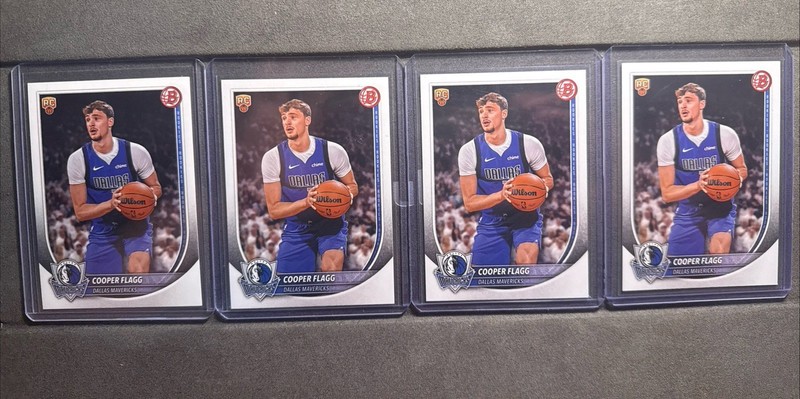 2026 Bowman Cooper Flagg Rookie RC #1 Bundle X4 Card Lot🏀 ROY
