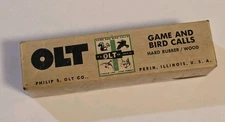 PS OLT No. E-1 Crow Call Hard Rubber/Wood Game and Bird Calls