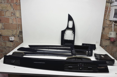 BMW E60 E61 LCI CIC Piano Black Interior Trim Set RHD OEM Genuine UK