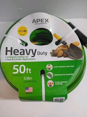 Apex 50' Heavy Duty Water Hose Brand New 