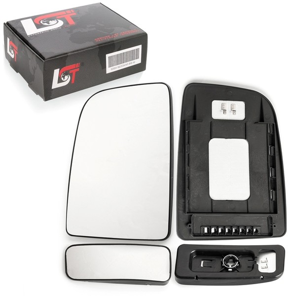 Spiegelglas Seitenspiegel Links Heizbar Konvex Set FüR Mercedes Sprinter 08-10-image