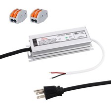 UL Recognized 12V LED Driver 60W IP67 Waterproof AC DC Adapter 12V 5A Power S...