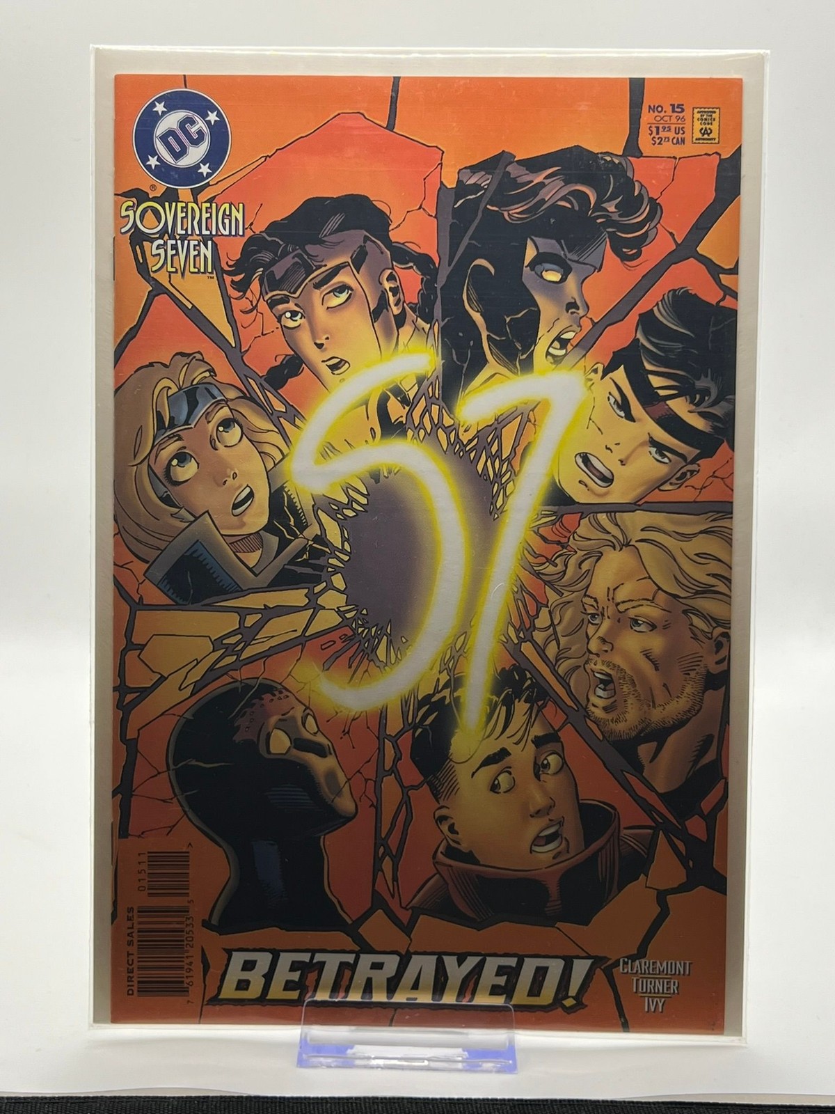 DC Comics Sovereign Seven No 15 Comic Claremont Turner Ivy Betrayed ...