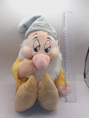 Disney Store Schneewittchen Und Die Sieben Zwerge Timide Original Plüschfigur...