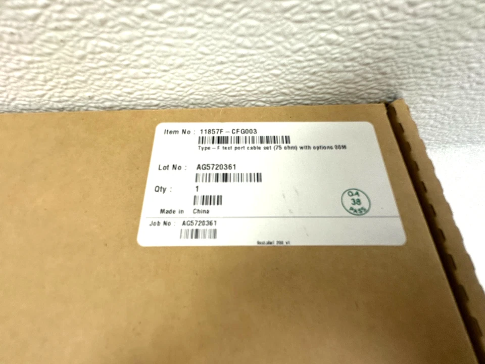 NEW Keysight 11857F-CFG003 Test Port Cable TYPE-F 75ohm OPTION 00M GREAT DEAL 🚚 - Image 2 of 4