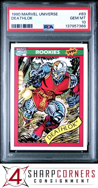1990 MARVEL UNIVERSE #83 DEATHLOK PSA 10
