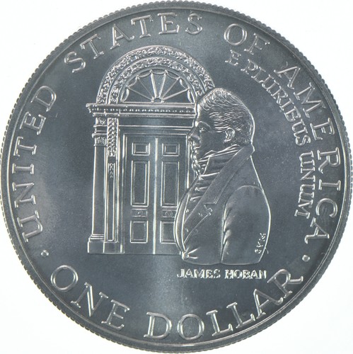 1992-D Unc White House Commemorative Silver Dollar $1 *5396 - Picture 2 of 3