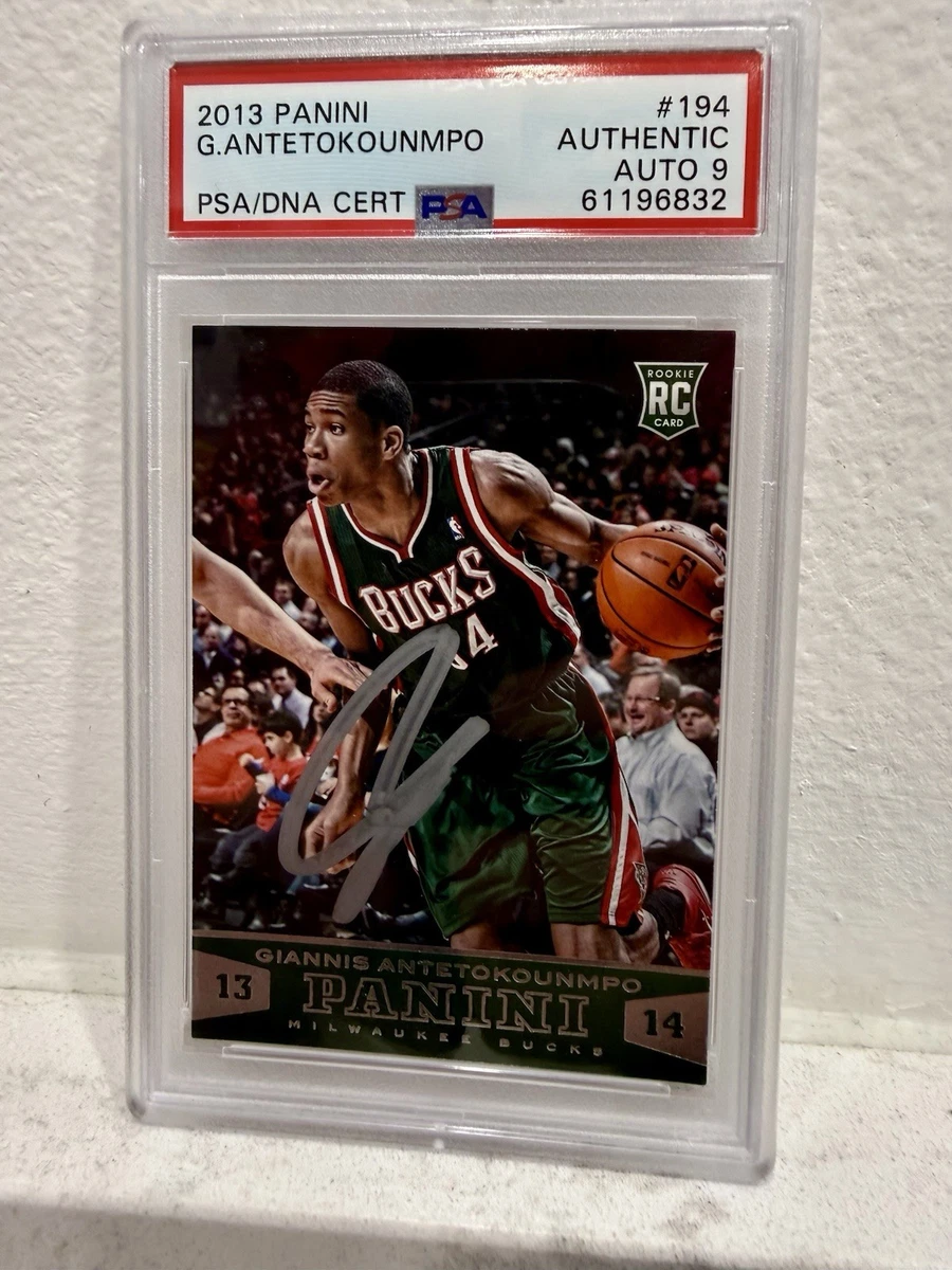 Giannis Antetokounmpo Basketball Grade 9 Rookie Sports Trading